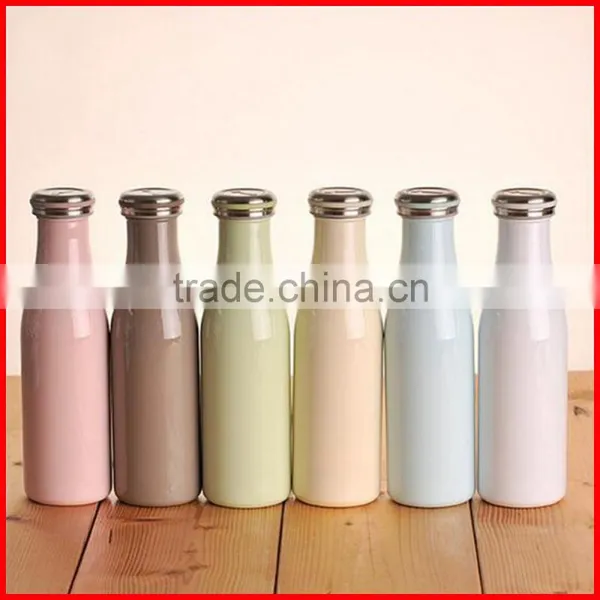 LOGO Customized Stainless Steel 304 Wholesale Ms& Children Gift Milk Bottle Thermos Flask Vacuum Cup photo-3