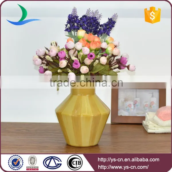 Colorful Hand-painted Line Home Decoration Ceramic Flower Vase photo-2