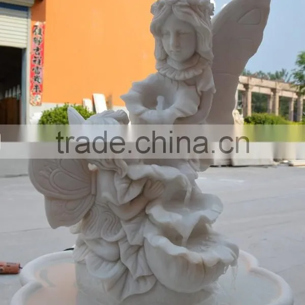 White Marble Angel Fountains photo-2