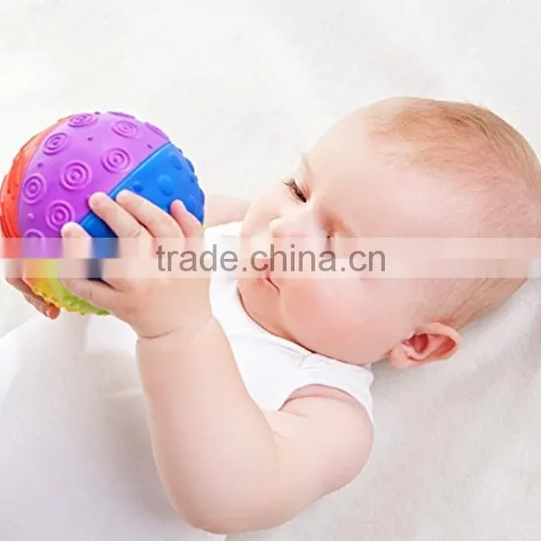 Customize Available Colorful Silicone Baby Toy/ball photo-2