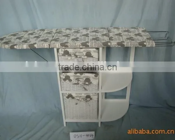 Solid Wood Ironing Board With Drawers photo-3