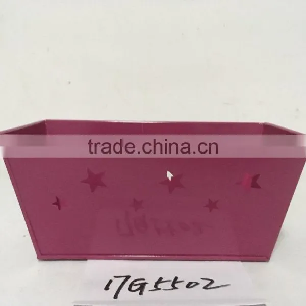 Wholesale New Sign Rectangle Home Garden Deco Shenzhen a Zinc Coated Wide Flower Pot photo-5