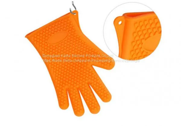 BBQ Baking Smoke Oven Glove Silicone Extra photo-3