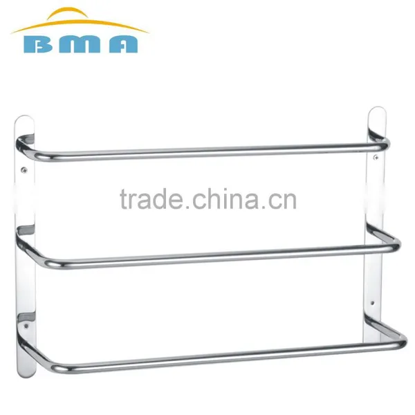 Wholesale Hotel Bathroom Accessories Wall Mount Stainless Steel Towel Rack photo-2
