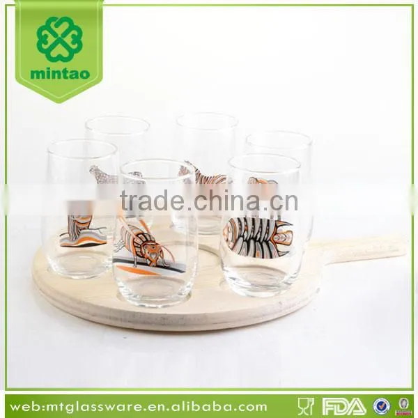 High Quality Machine Blown Round Whiskey Glass/animal Glass Tumbler photo-3