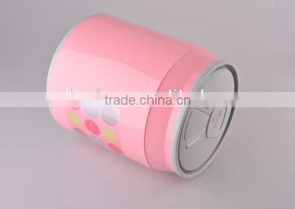 Creative Design Plastic Trash Can Household Garbage Can/Rubbish Bin photo-5
