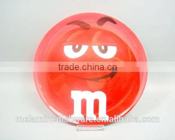 Round Melamine Fruit Dessert Plate for Kid Children photo-2