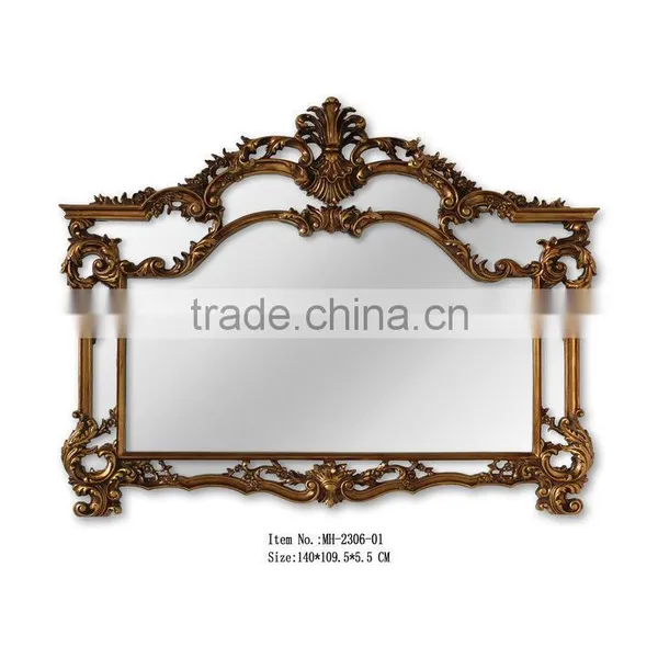 French Antique Wall Mirror and Console Table photo-3