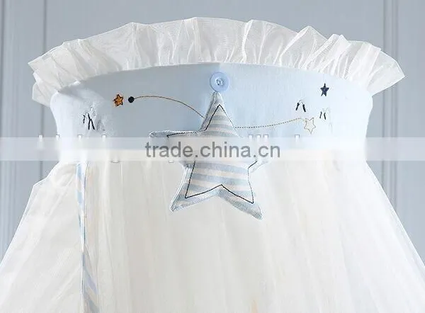 Lovely Summer Holiday Blue Star Mosquito Net and Bed Crown for Baby Cot BF11-08023d photo-2