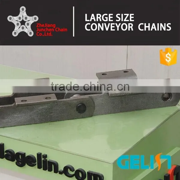 BWJ Heat Treatment Alloy Steel Industrial Apron Feeder Conveyor Chain photo-3