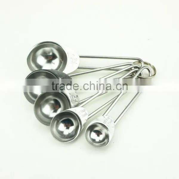 42135 Wire Handles Stainless Steel Nesting Measuring Cups and Spoons Set photo-2