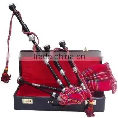 Scottis Bagpipes With Hard Casing