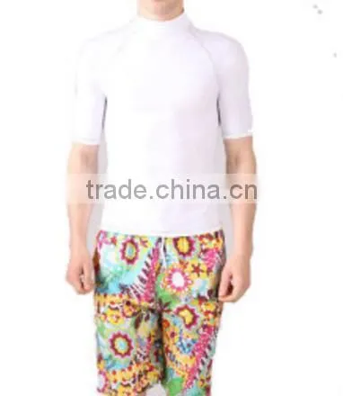 Male Short Sleeved Swimsuit, Snorkeling Surf Jacket, Sailing Boat Diving Suit photo-2
