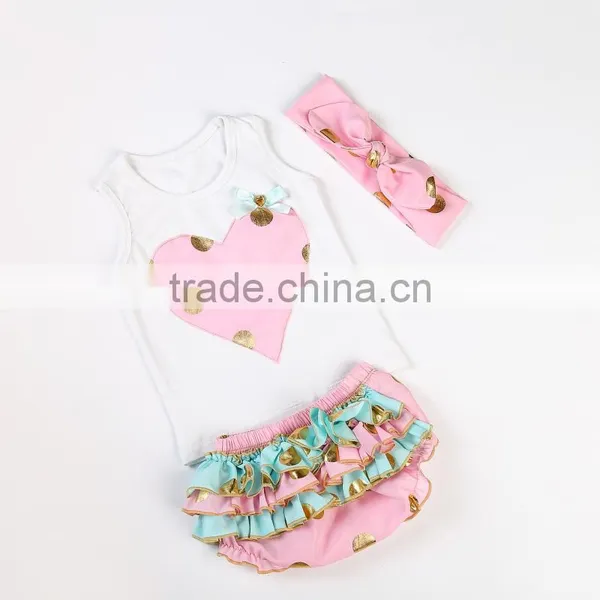 Wholesale Baby Clothing Set , Gold Baby Cotton Outift, New Style Clothes in Stock photo-3