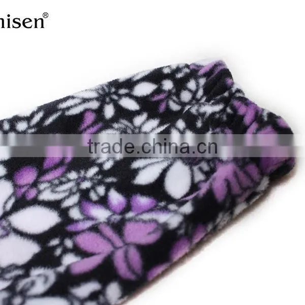 High Quality 100% Polyester Printing Ladies Fleece Sport Jacket photo-5