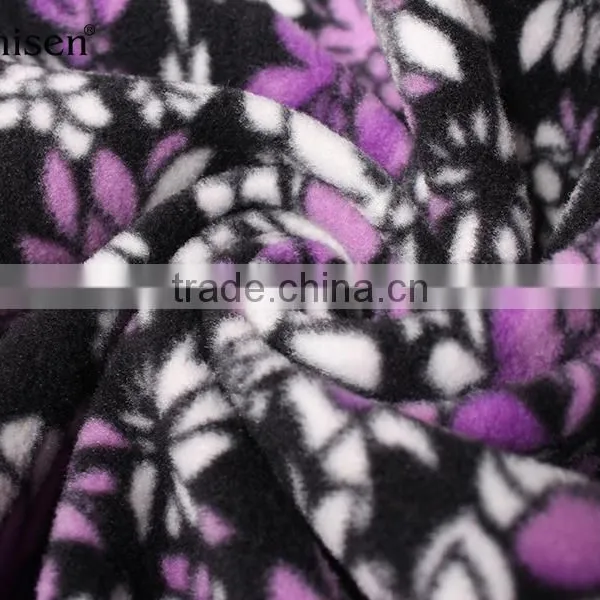 High Quality 100% Polyester Printing Ladies Fleece Sport Jacket photo-6