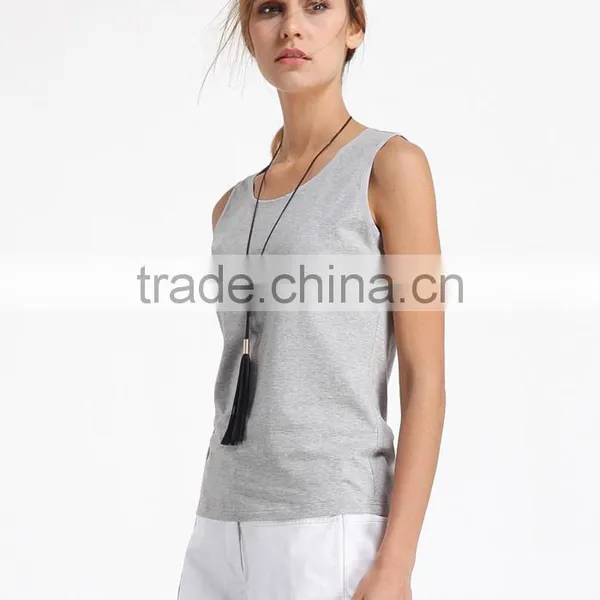 Wholesale 100% Cotton Tank Tops Manufacturer photo-2