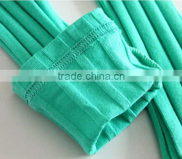 Fashion Unique Slim Design Breathable Children Knit Tight Pants/customized Seamed Kids Trousers Design for Girls photo-6
