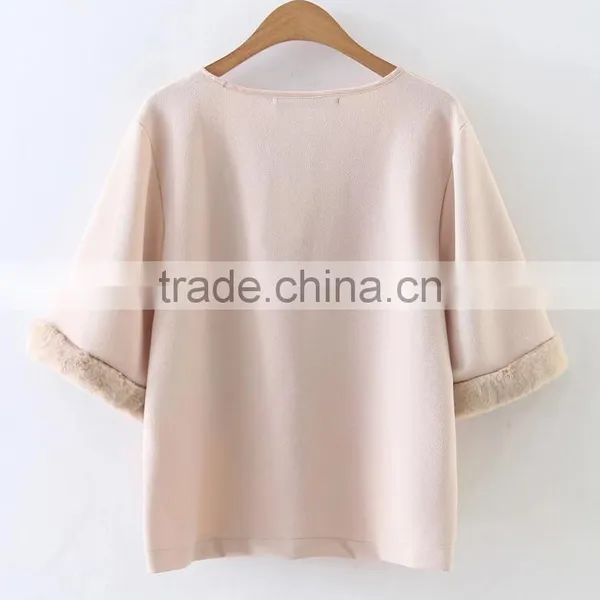 Runwaylover EY2379B New Style 2017 Ladies Elegant Pure Color Pullover Hoodie photo-6