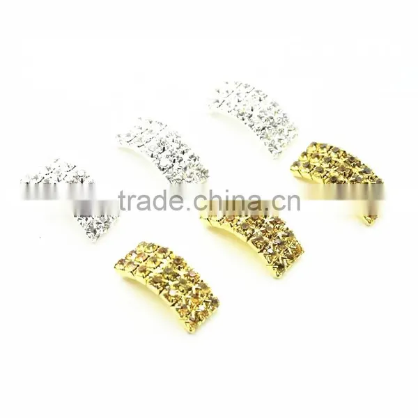 Rose Gold Crystal Bead - Rhineston Buckle for Headbands, Hair Ties and Fantastic Shoelaces - DIY Jewelry Accessores photo-4