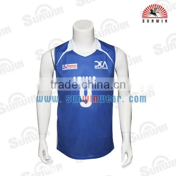 Mens Sublimation Design Your Own Volleyball Jersey photo-5