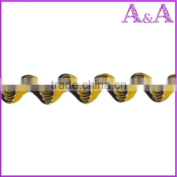 2014 new products wave ribbon zig zag grosgrain ribbon