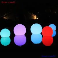 Rgb Plastic Led Light Ball With Big photo-2