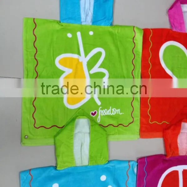 Wholesale China Baby Hooded Towel Surf Poncho Beach Kids Towel photo-3