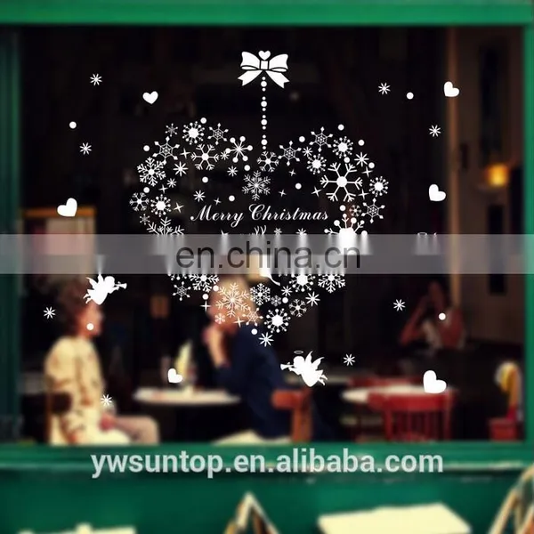 Christmas Heart Shape Ring Window/Wall Sticker Christmas Decoration photo-3