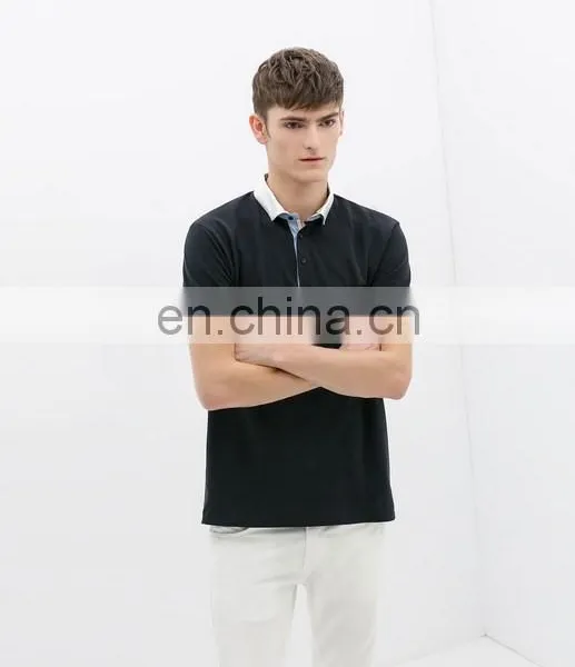 China Clothing Wholesale Fashion Mens t Shirt Polo / 100 Cotton Men's Polo t Shirt