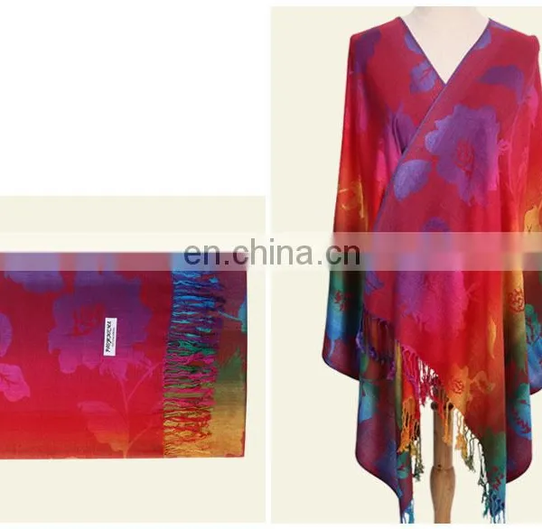 Promotion Jacquard Pattern Wholesale Scarf Hijab Shawl photo-3
