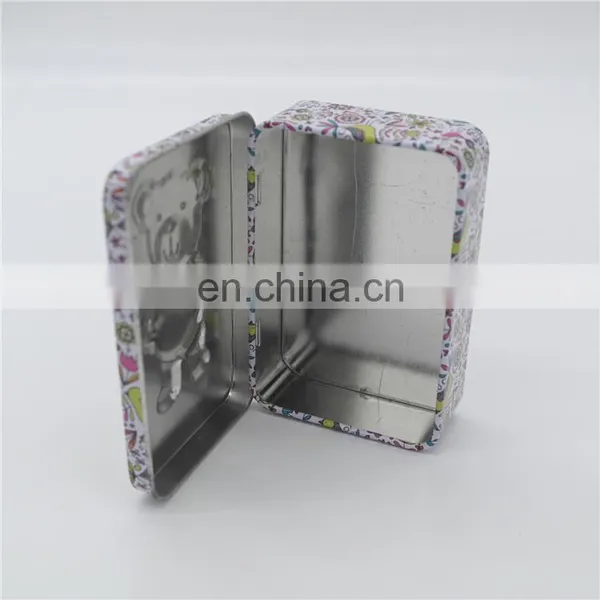 Wholesale Small Rectangular Embossing Metal Food Packaging Tin Cans photo-5