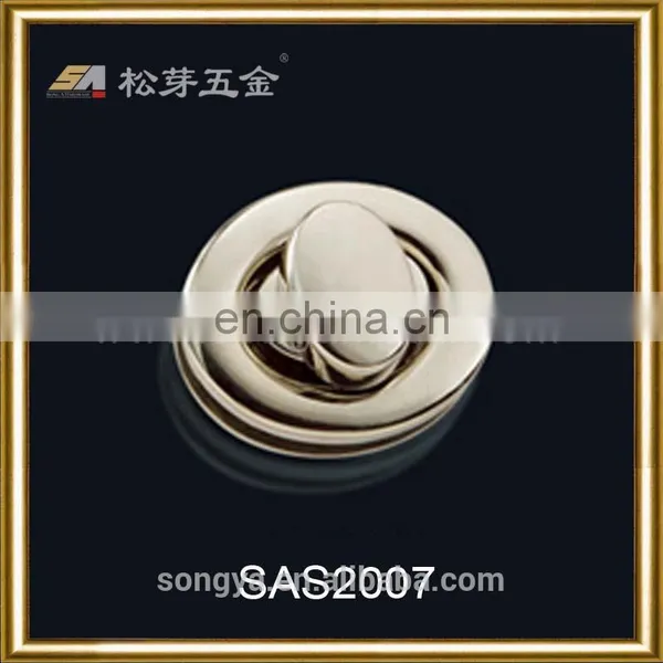 Zinc Alloy Turn Lock Button, Custom Turning Button Lock, Plated Turn Button Lock photo-2