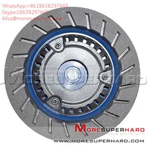 Glass Resin Grinding Wheel is Used in Straight Edge Machine and Chamfering Machine Alisa@moresuperhard.com photo-4