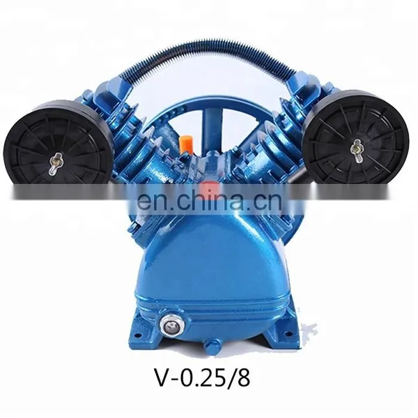Belt Driven Lubricated Piston High Pressure Air Compressor Pump Head photo-3
