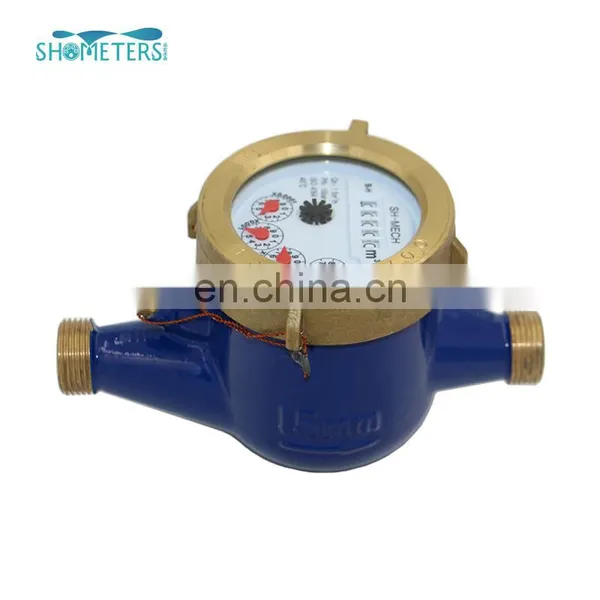 High Quality Motor Brass Body Multi Jet Cold Water Meter photo-2