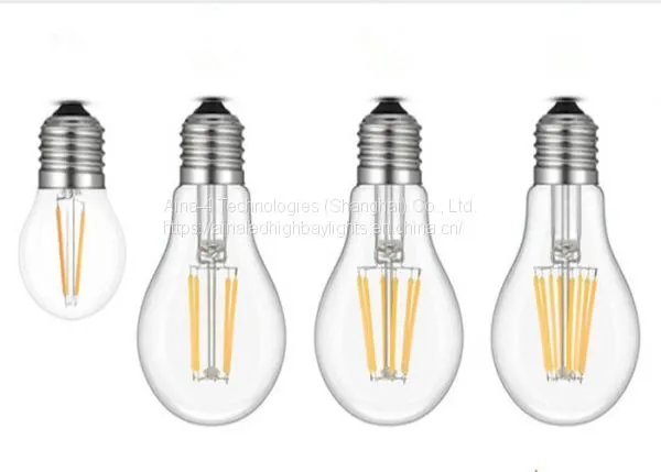 Electric Driven Filament LED Light Bulbs 220V Voltage Glass Material 2700K - 6500K photo-5