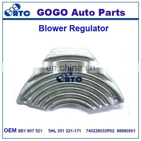 Blower Motor Regulator For Audi A4 Quattro S4 1996-2005 Skoda Superb OEM 8D1907521 5HL351321171 740226033F02 98990001 photo-6