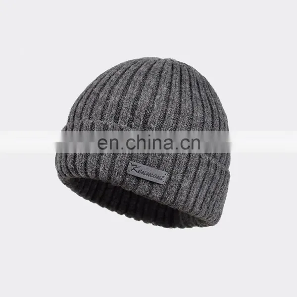 Cheap Price Unisex Embroidery Print Logo Winter Knitted Beanie photo-2