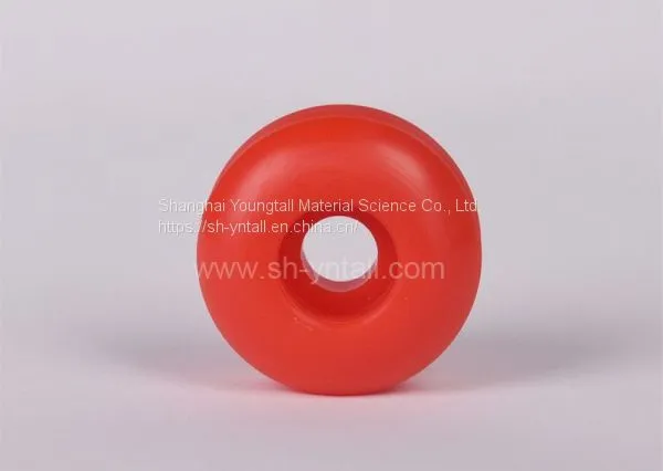 pu Wheels for Skate Board 52*30 Red Polyurethane Wheels for Skateboard Red pu Pulley for Skateboard photo-2