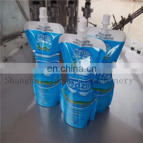 Side Seal Laminated Aluminum Foil Mylar Bags/stand - up Spout Pouch Filling Capping Machine photo-4