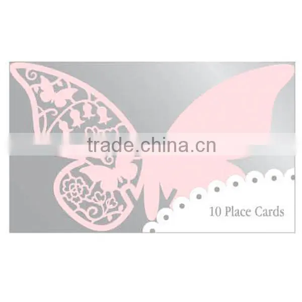 New Arrival Wedding Supplies Personalized Handmade Butterfly in Various Colors With Fast Shipment Laser Cut Escort Cards SC111 photo-3
