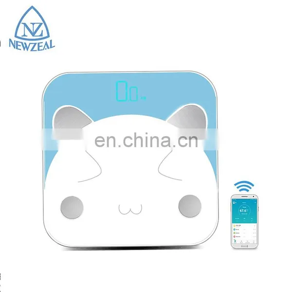 Hot Digital Weight Scale White LED Display Private Label Blue Tooth Body Fat Scale photo-5