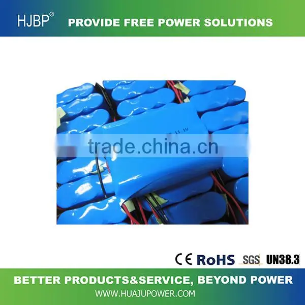 China High Quilty Battery HJBP Customized 18650-2.6ah 3S 12V(11.1) 2.6Ah Lithium Battery for Led Lighting and Infusion Pump photo-3