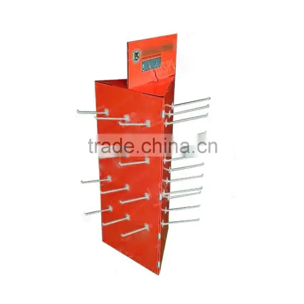 Custom Design POS Cardboard Pallet Display Stand With Hook photo-2