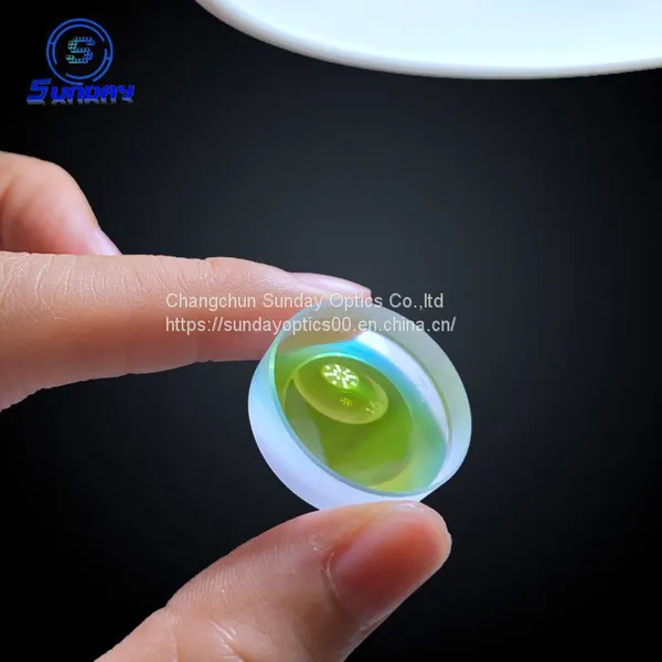 CaF2 Plano Convex Lens Dia.25mm EFL 75mm Wavelength 1050-1585nm photo-4