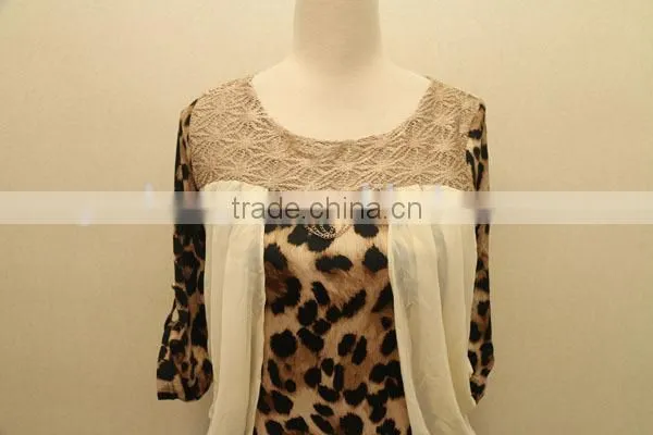 Leopard Print Chiffon Fashion Blouse