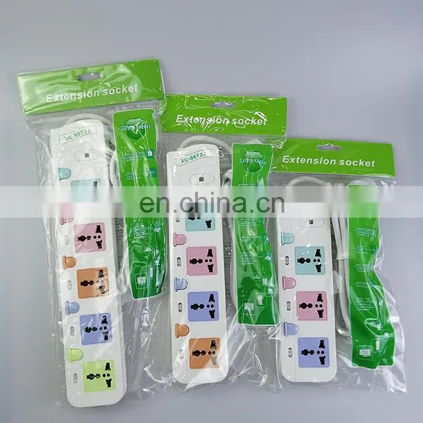 Cheap Price 3*0.5 Copper Wire Independent Switch Universal Extension Socket Electrical 220V photo-3