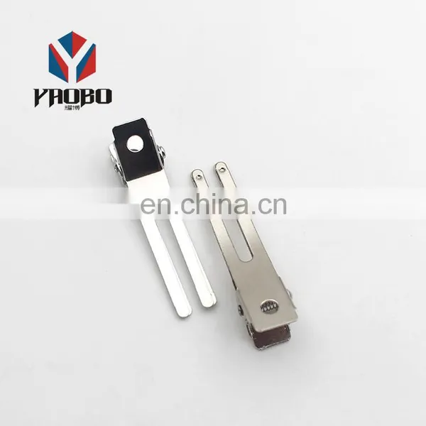 Fashion High Quality Metal 45mm Double Prong Alligator Hair Clip photo-2