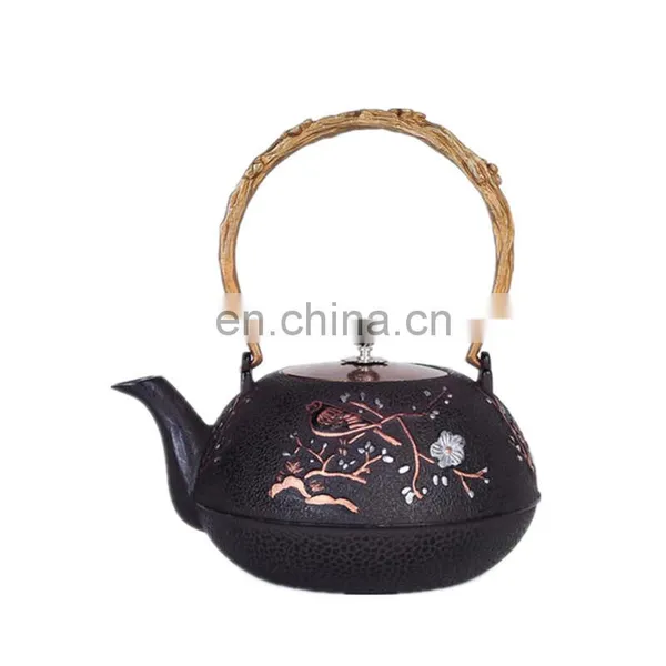 Heat Resistant Heating Large Enamel Iron Teapots Wholesale photo-5